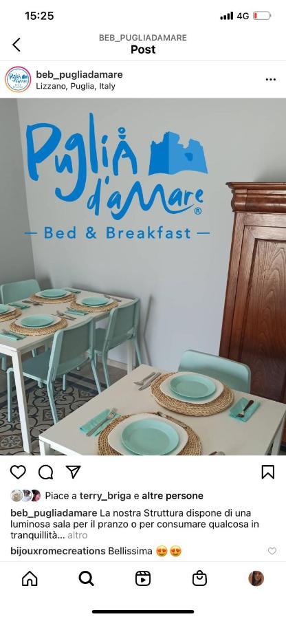 B&B Puglia D'Amare Лиццано Экстерьер фото